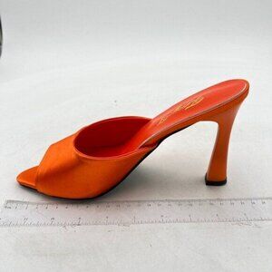 FOWT Womens Pointed Toe High Heels Shoes Ladies Slip On Stilettos Mule Sandals